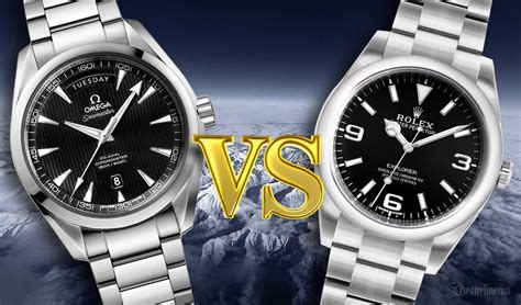 rolex explorer 1 vs omega aqua terra|rolex explorer vs aqua terra.